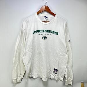 Vintage Green Bay Packers Long Sleeve Shirt Large